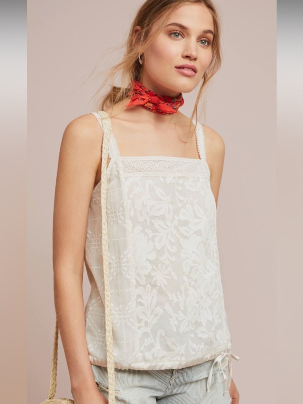 Anthropologie Tiny Jasmine Printed Tank Top